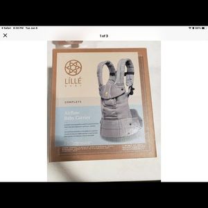 Lillebaby all season carrier 6 position New gray color up to 45 lbs